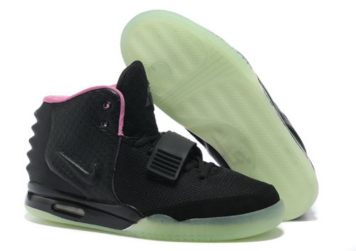 Nike Air Yeezy 2 Mens Black Pink Sale